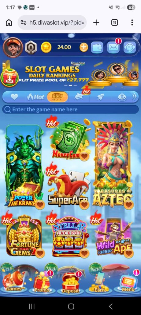 Diwa Slot total Game